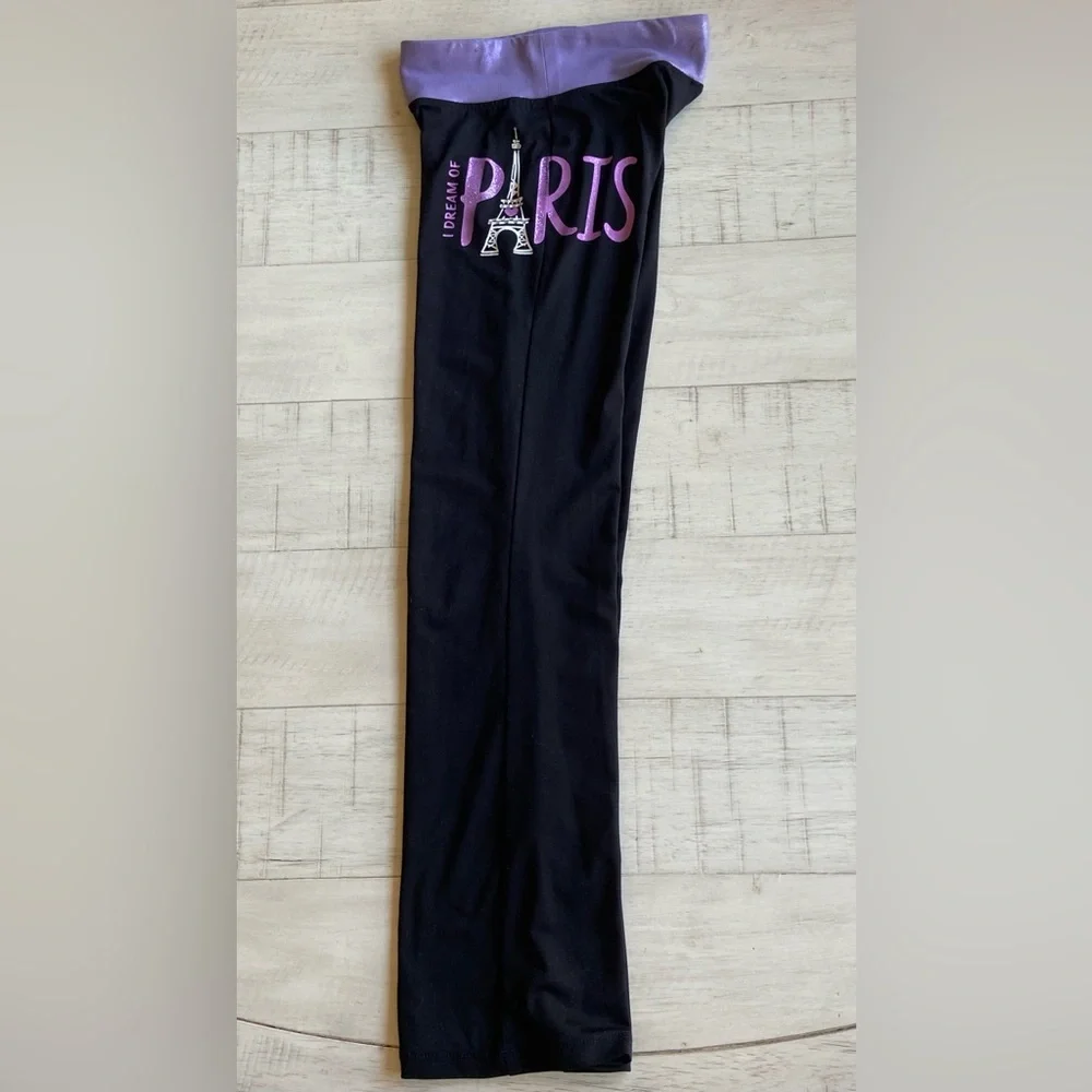 Used 4 Piece Bundle- 3 Justice- 2 Shirts, 1 Leggings- 1 Cat & Jack Belle-Bottoms